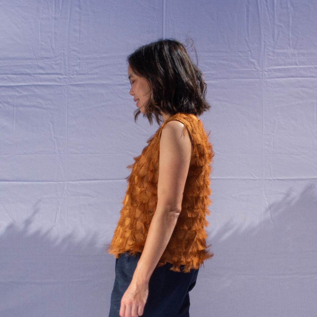 Feather Top in Bronze