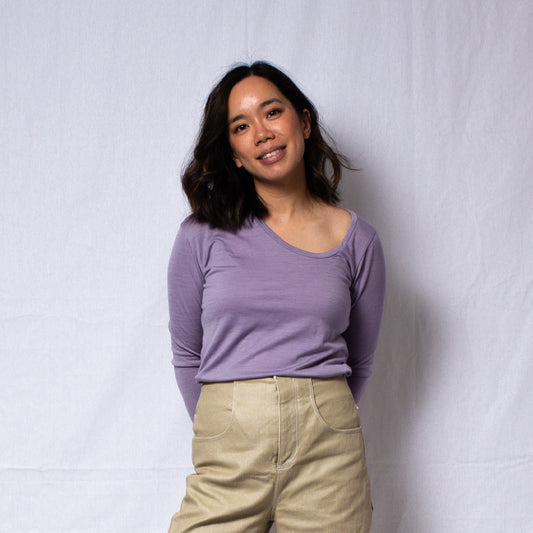 The Not So Basic Top in Lavender