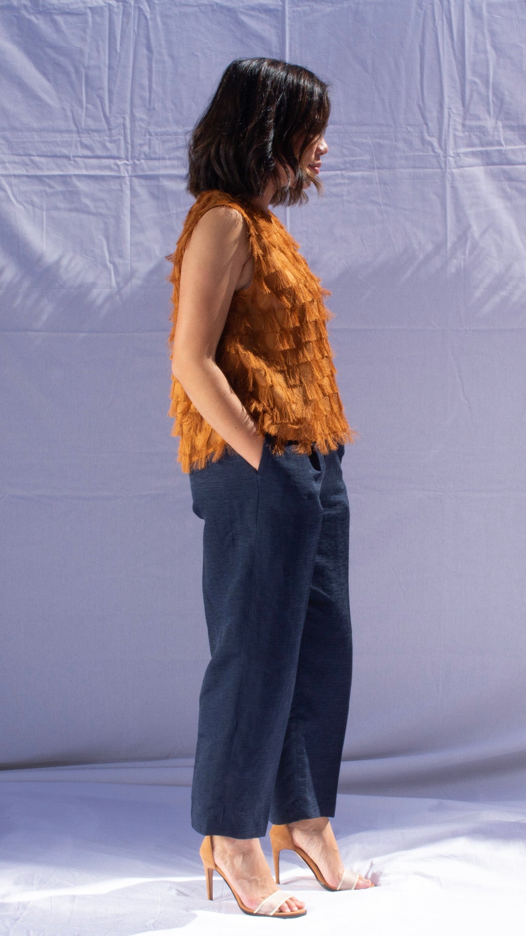 Feather Top in Bronze