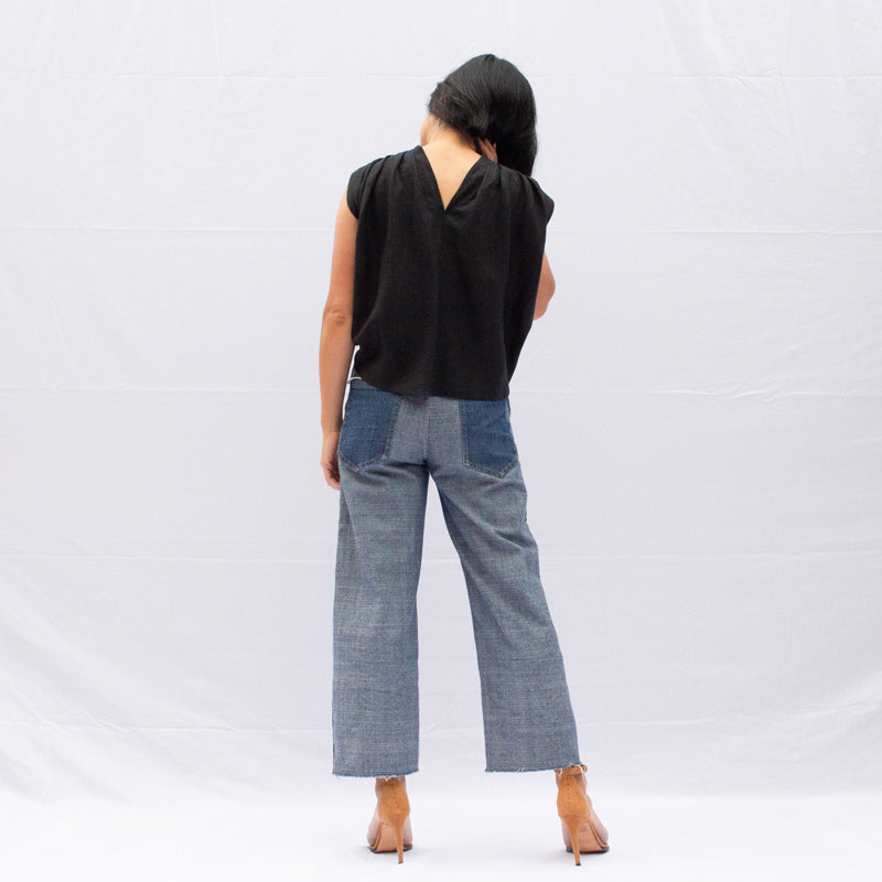 Twist Twist Top in Midnight