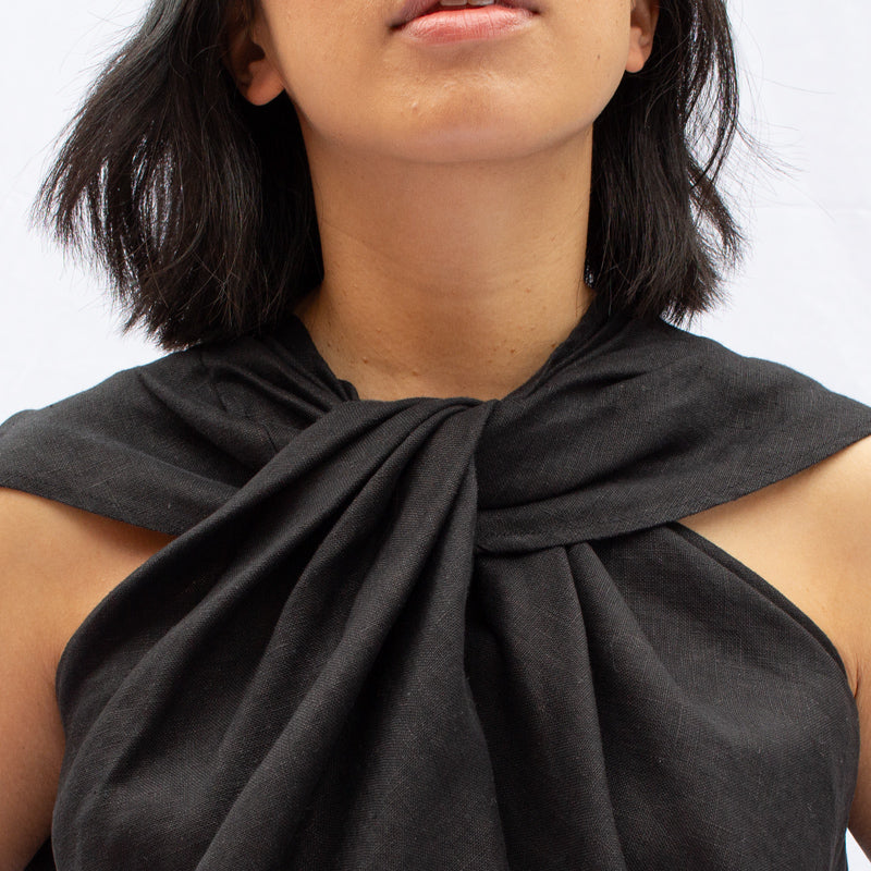 Twist Twist Top in Midnight
