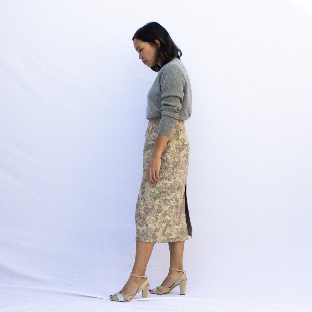 Elaine Dee Jaquard Floral Skirt