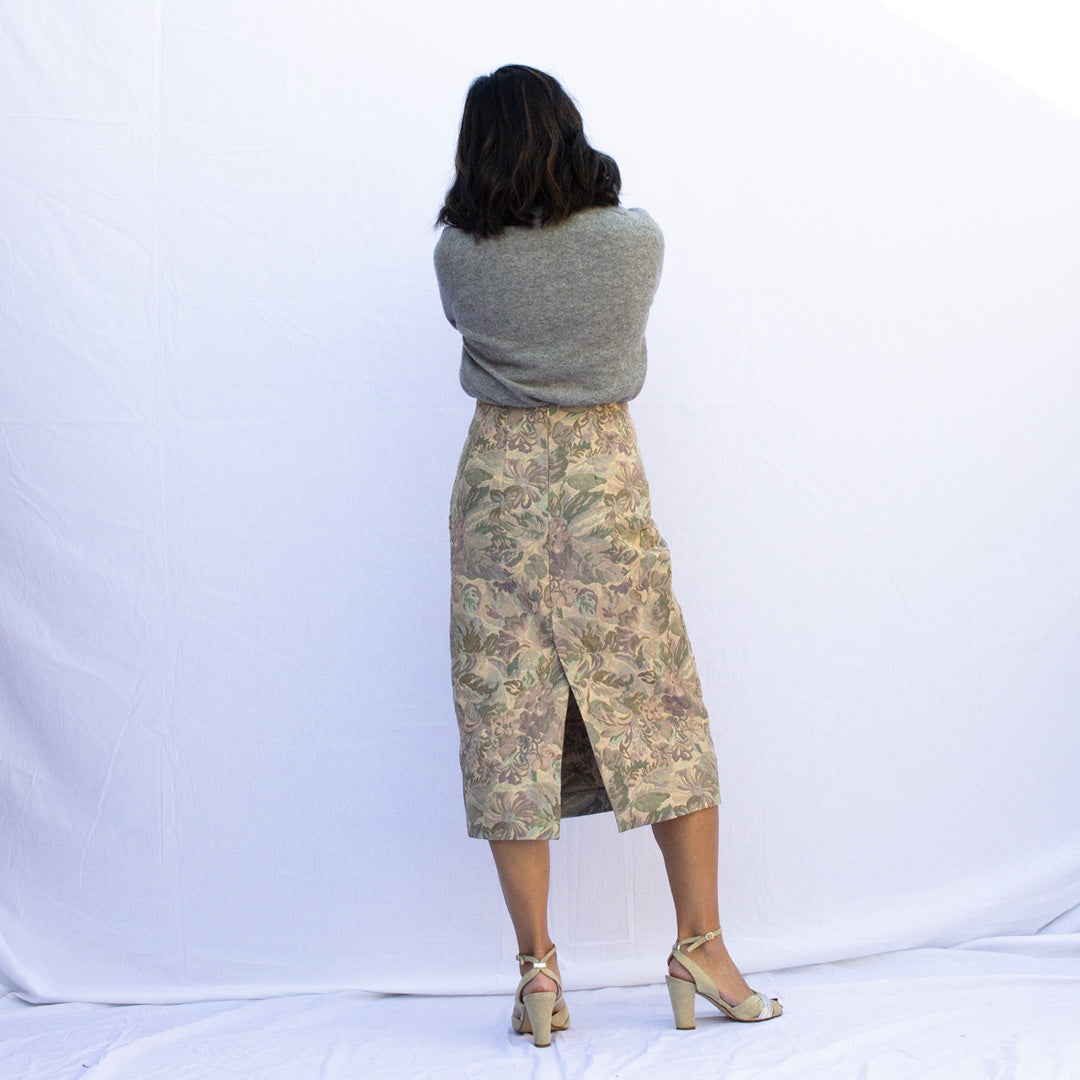 Elaine Dee Jaquard Floral Skirt