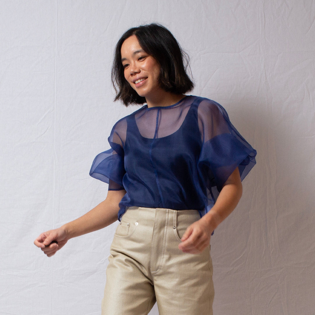 Do you see me Top in Royal Blue