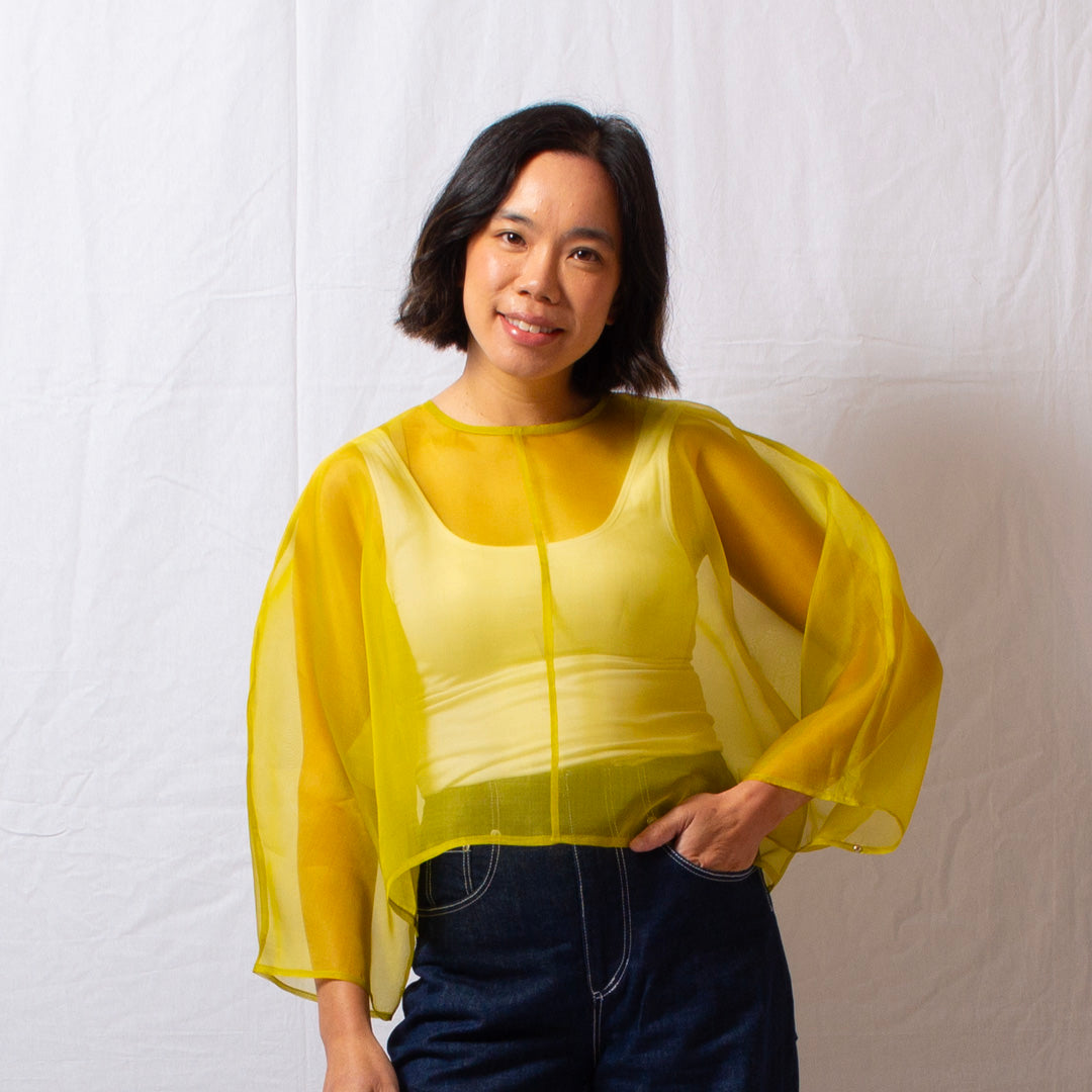 Do you see me Top in Chartreuse