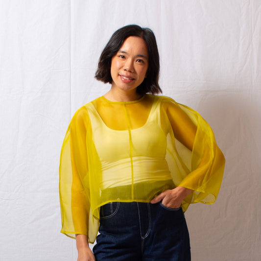 Do you see me Top in Chartreuse