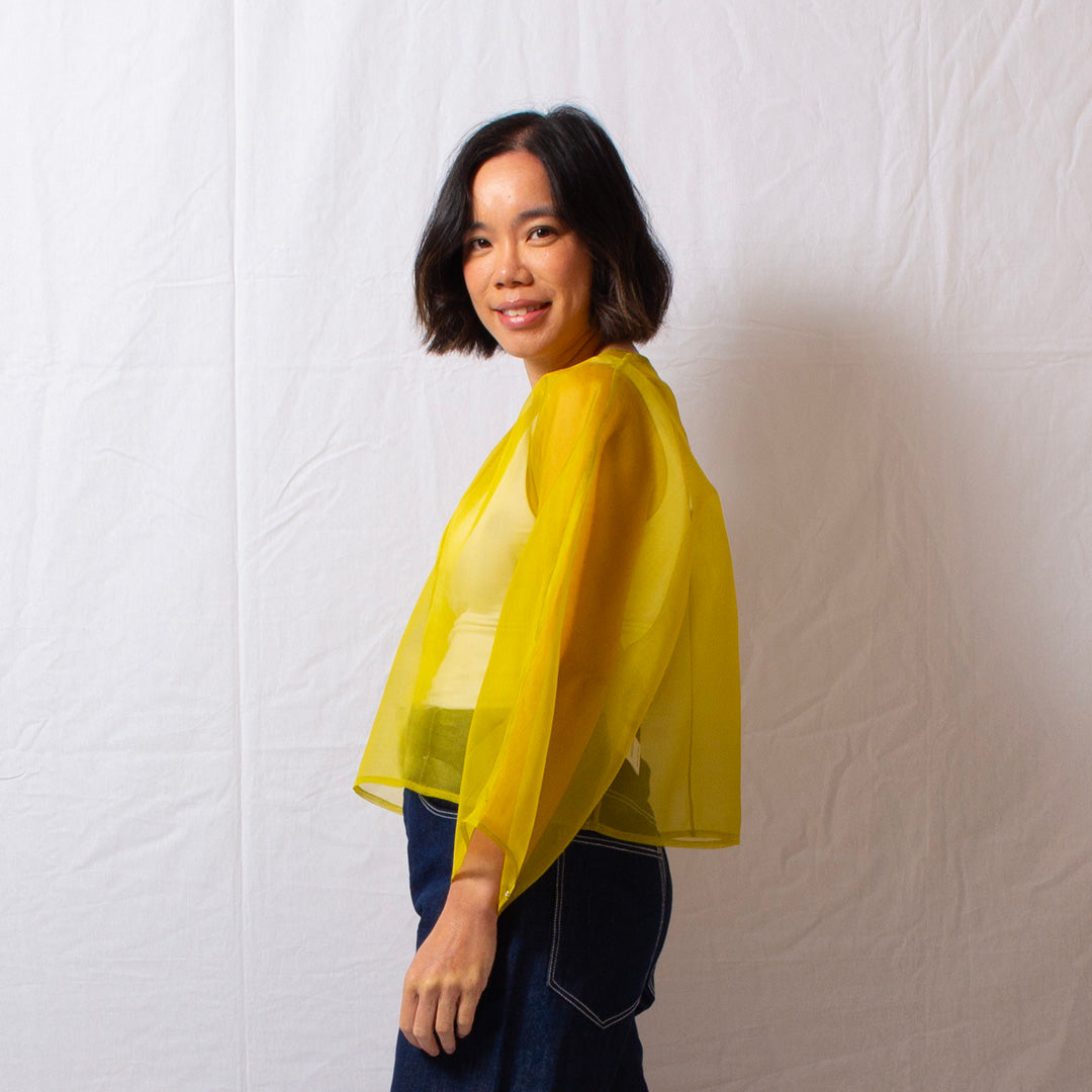 Do you see me Top in Chartreuse