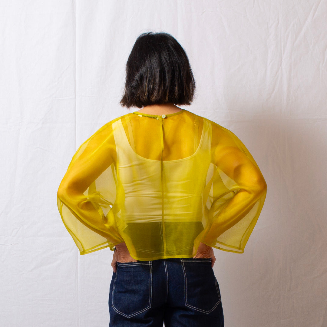 Do you see me Top in Chartreuse