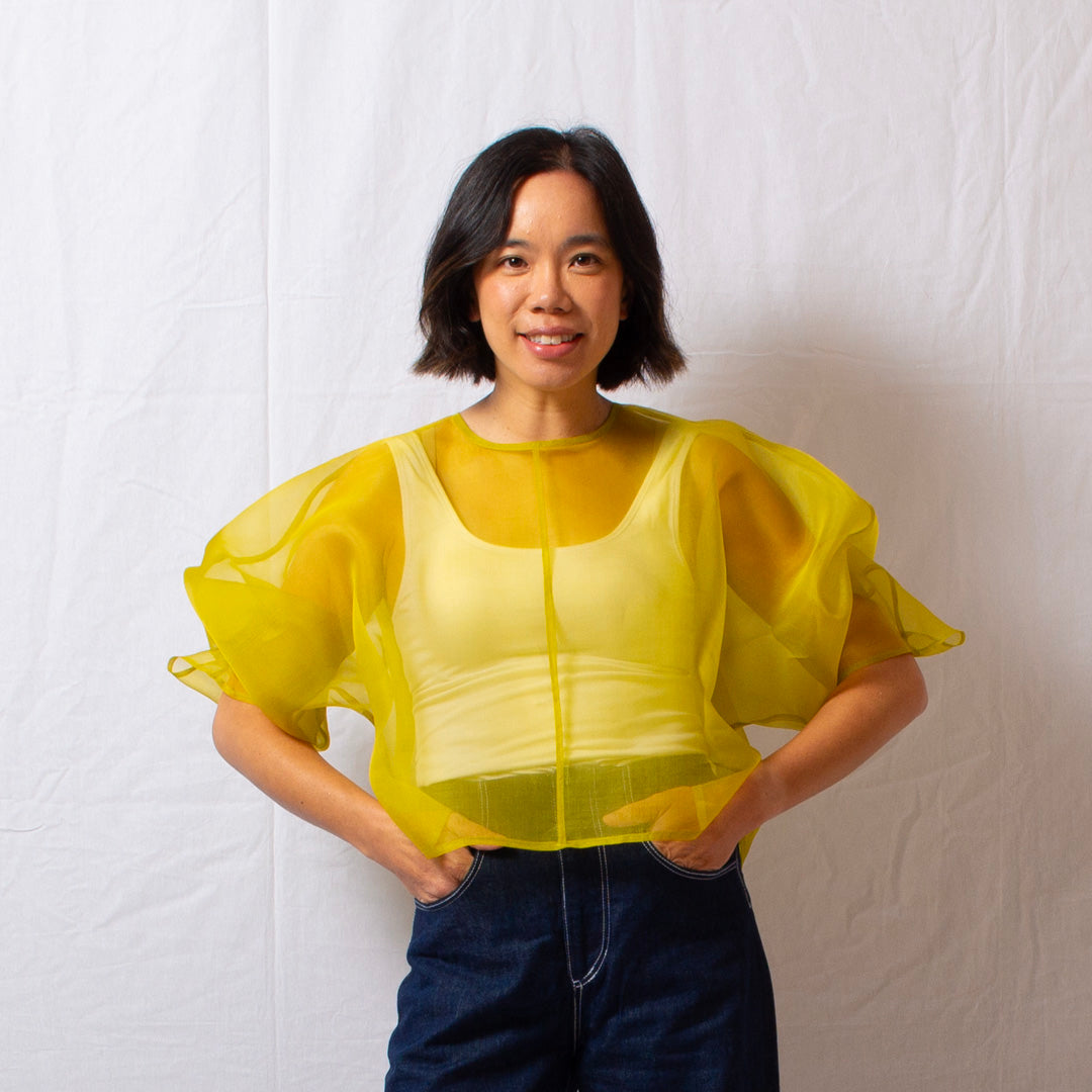 Do you see me Top in Chartreuse