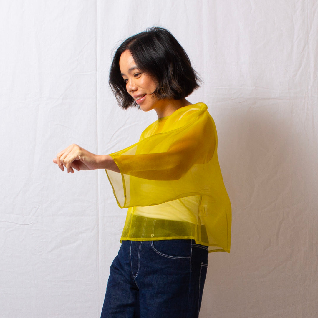 Do you see me Top in Chartreuse