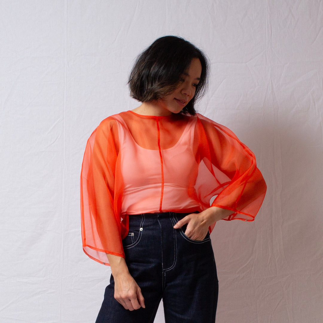 Do you see me Top in Blood Orange