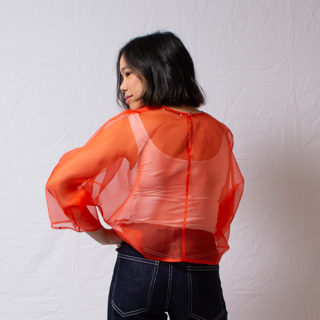 Do you see me Top in Blood Orange