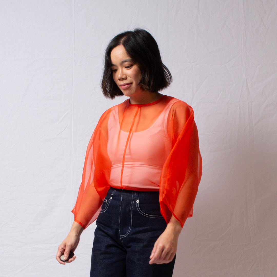 Do you see me Top in Blood Orange