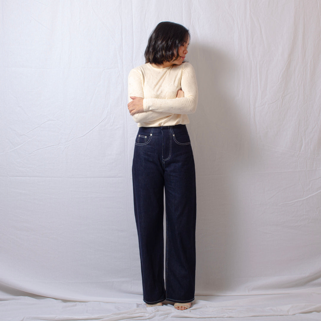 Grow Old With me Jeans in Deadstock Indigo