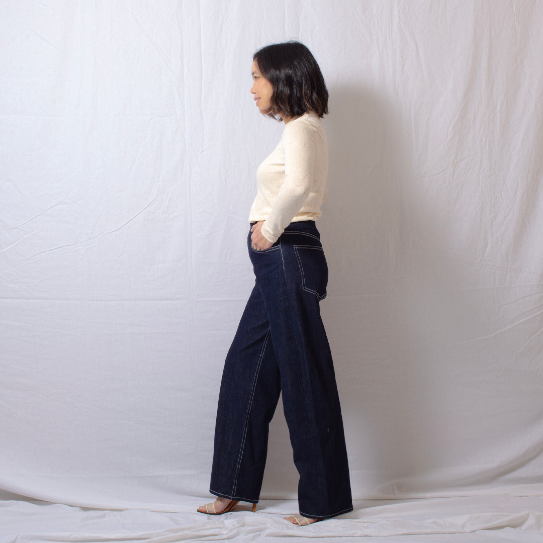 Grow Old With me Jeans in Deadstock Indigo