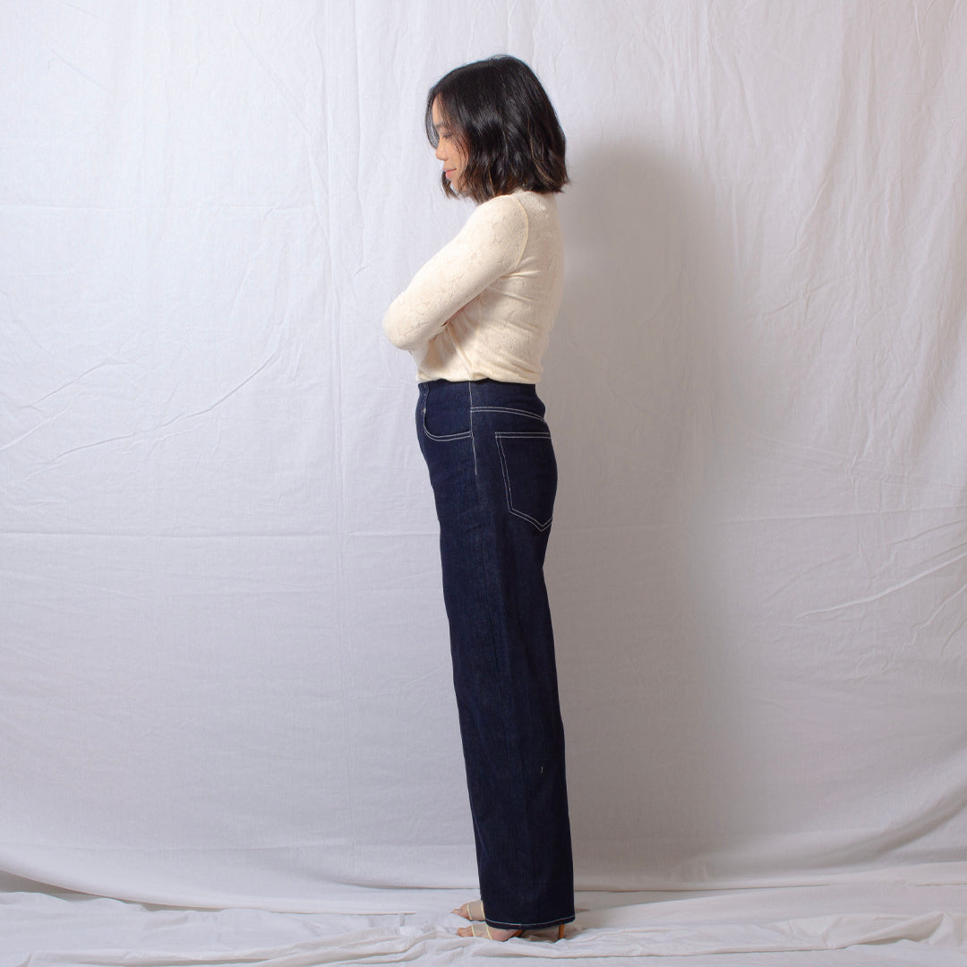 Grow Old With me Jeans in Deadstock Indigo