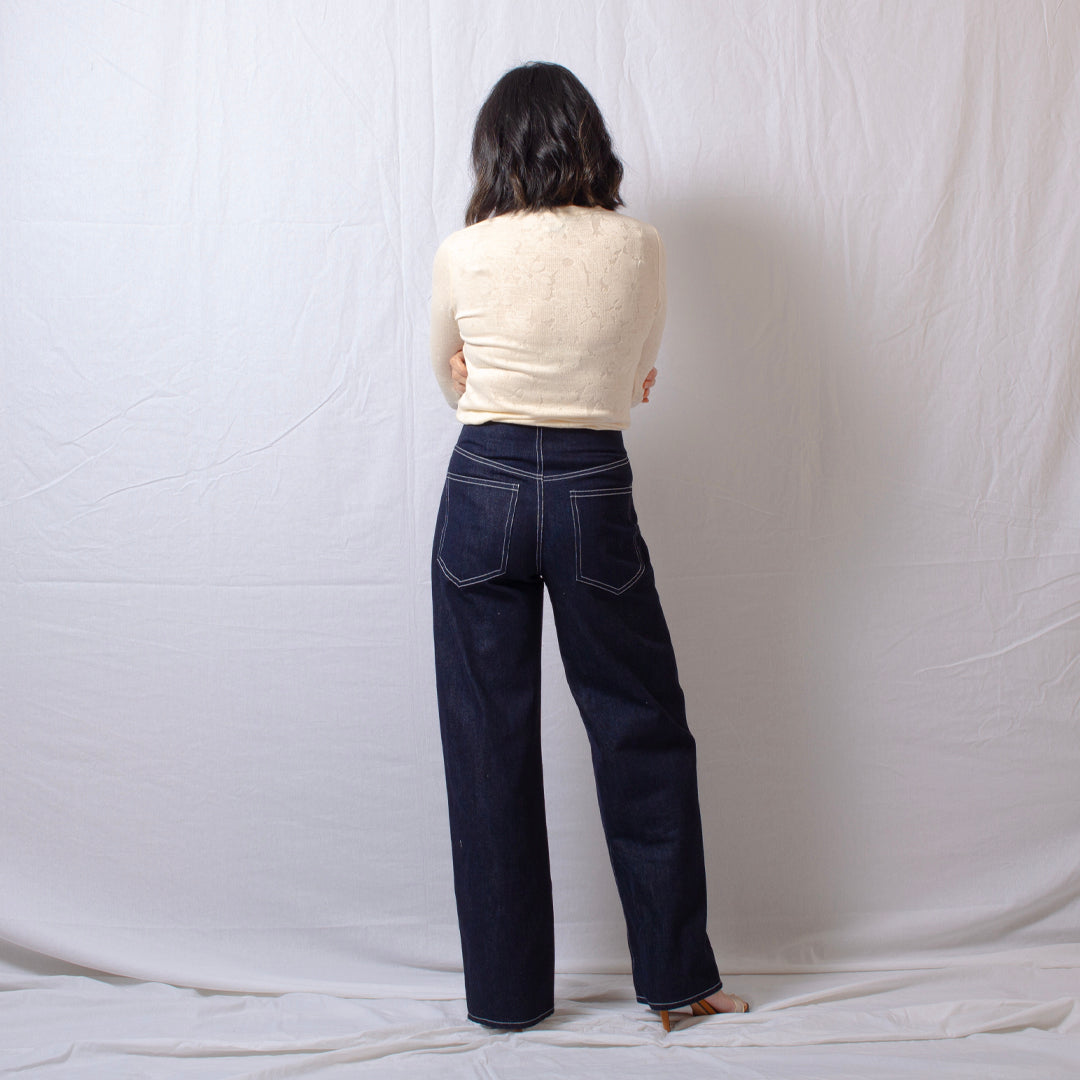 Grow Old With me Jeans in Deadstock Indigo