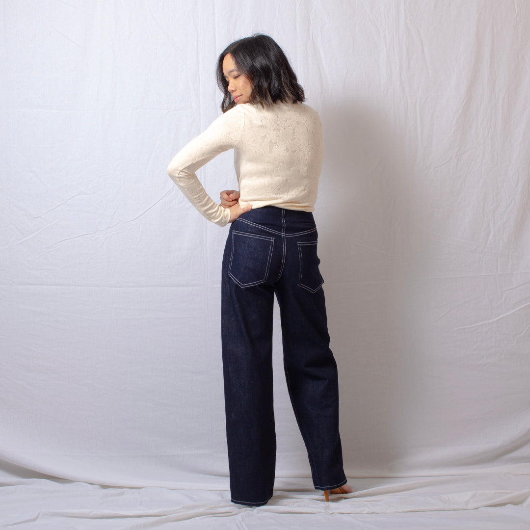 Grow Old With me Jeans in Deadstock Indigo