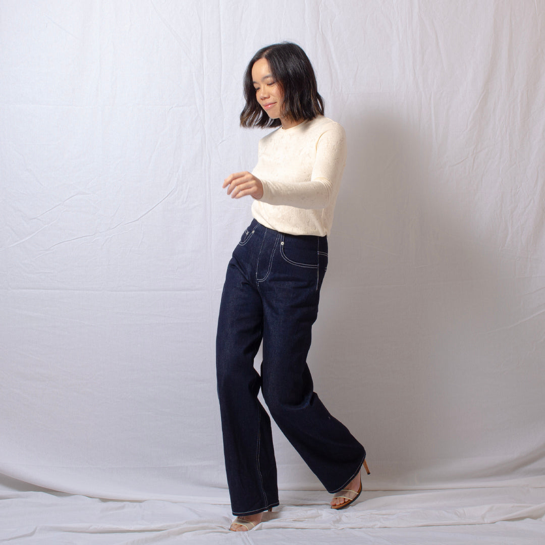 Grow Old With me Jeans in Deadstock Indigo