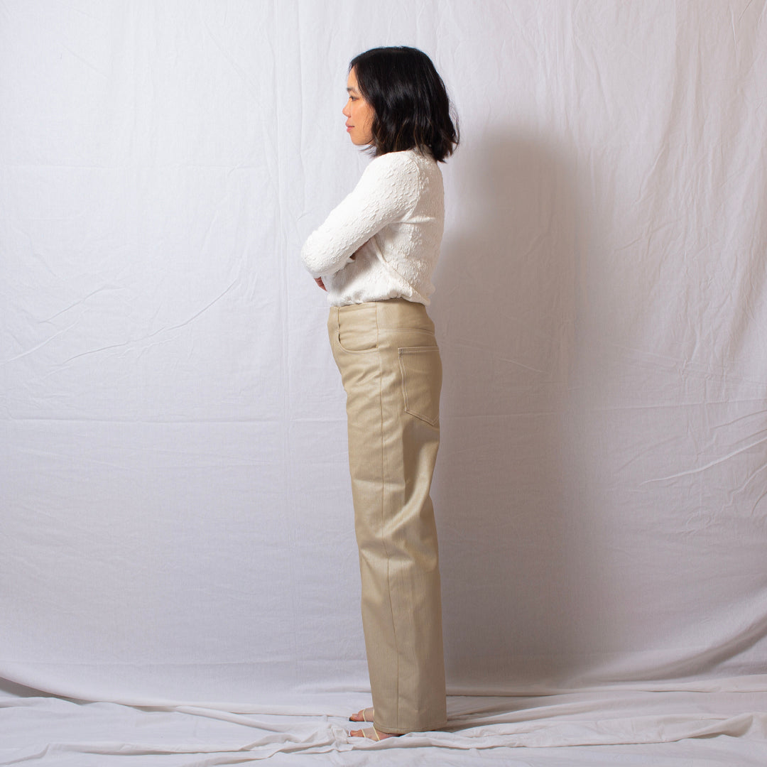 Grow Old With me Jeans in Deadstock Sandstone