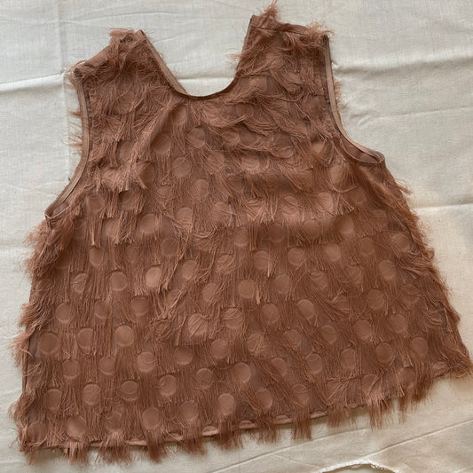 Feather Top in Latte