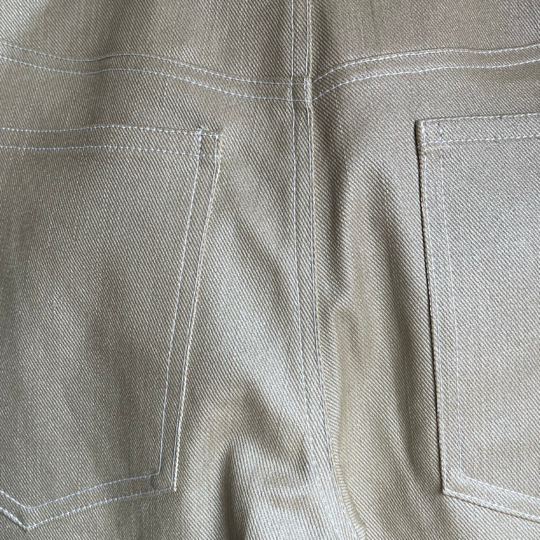 Grow Old With me Jeans in Deadstock Sandstone