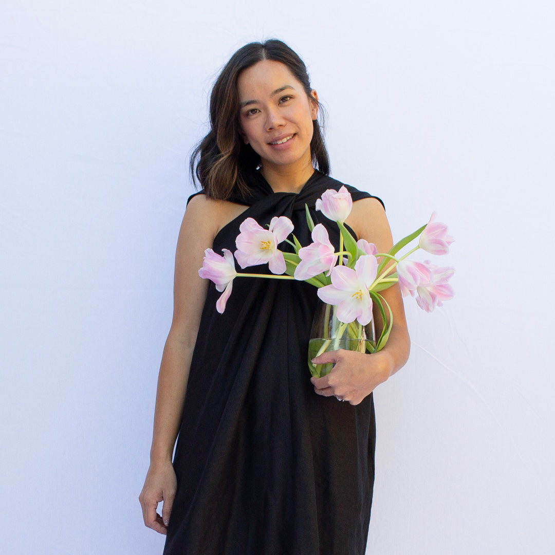 Twist Twist Dress in Midnight