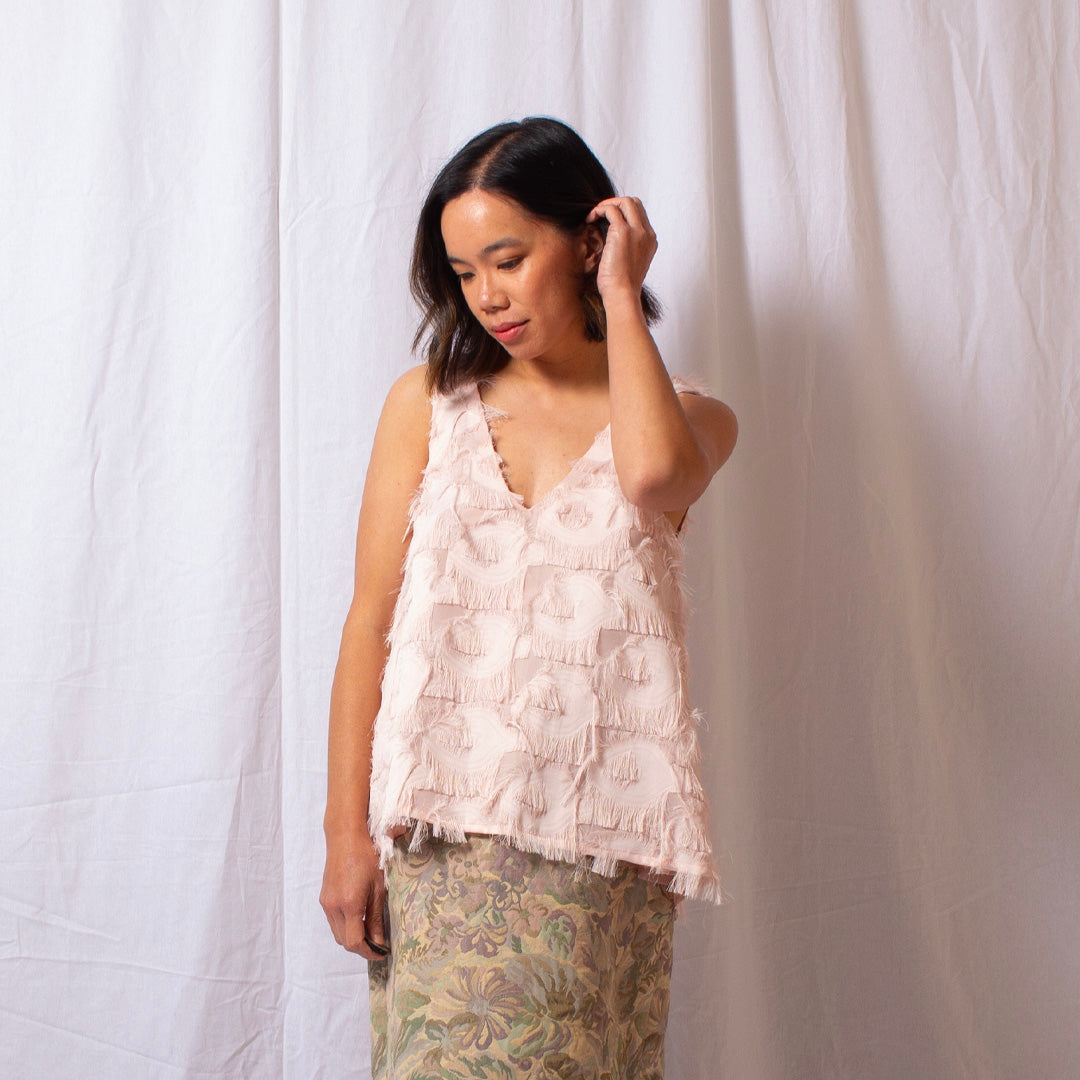 Nothing Goes To Waste Top in Pink