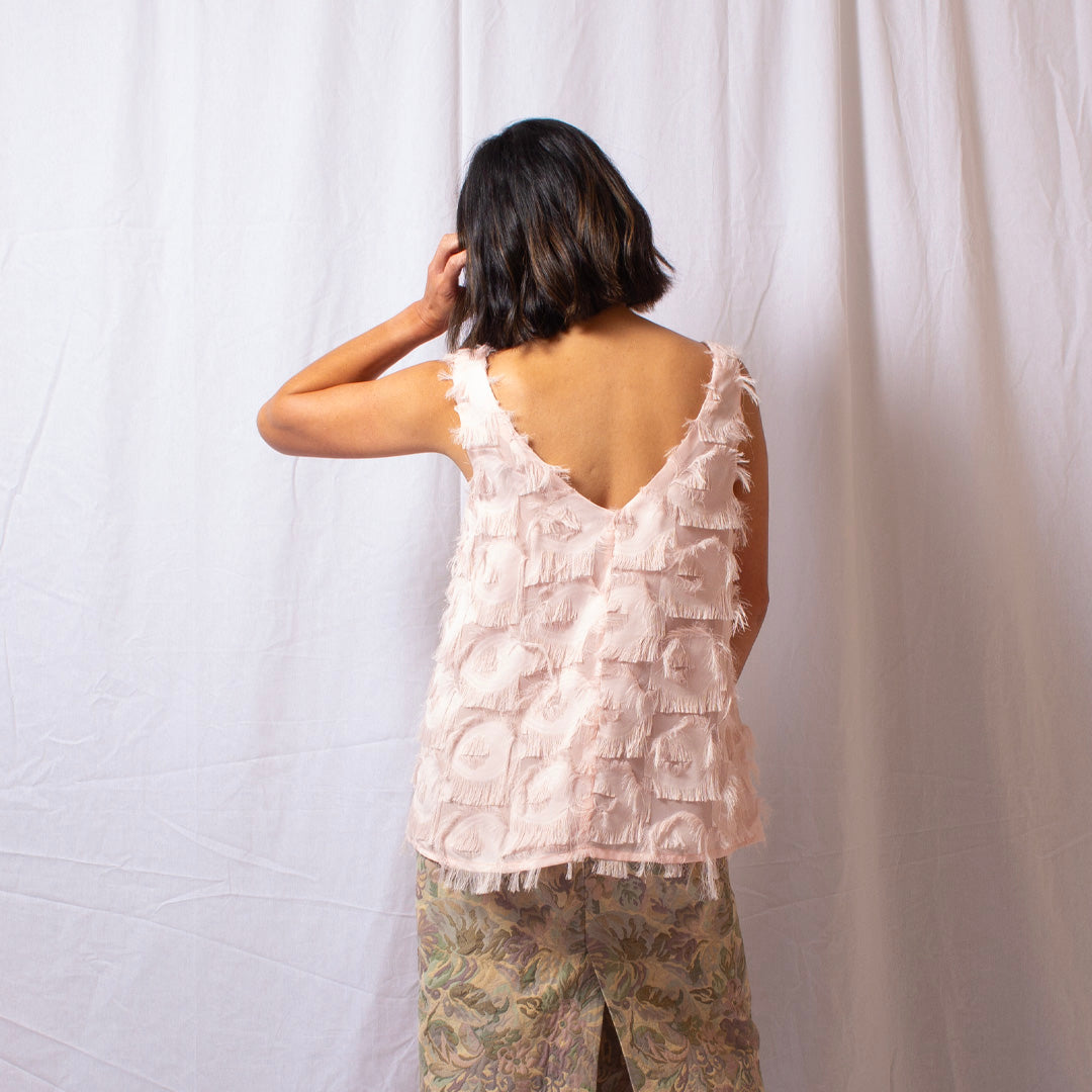 Nothing Goes To Waste Top in Pink