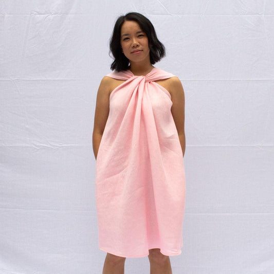 Twist Twist Dress in Blush