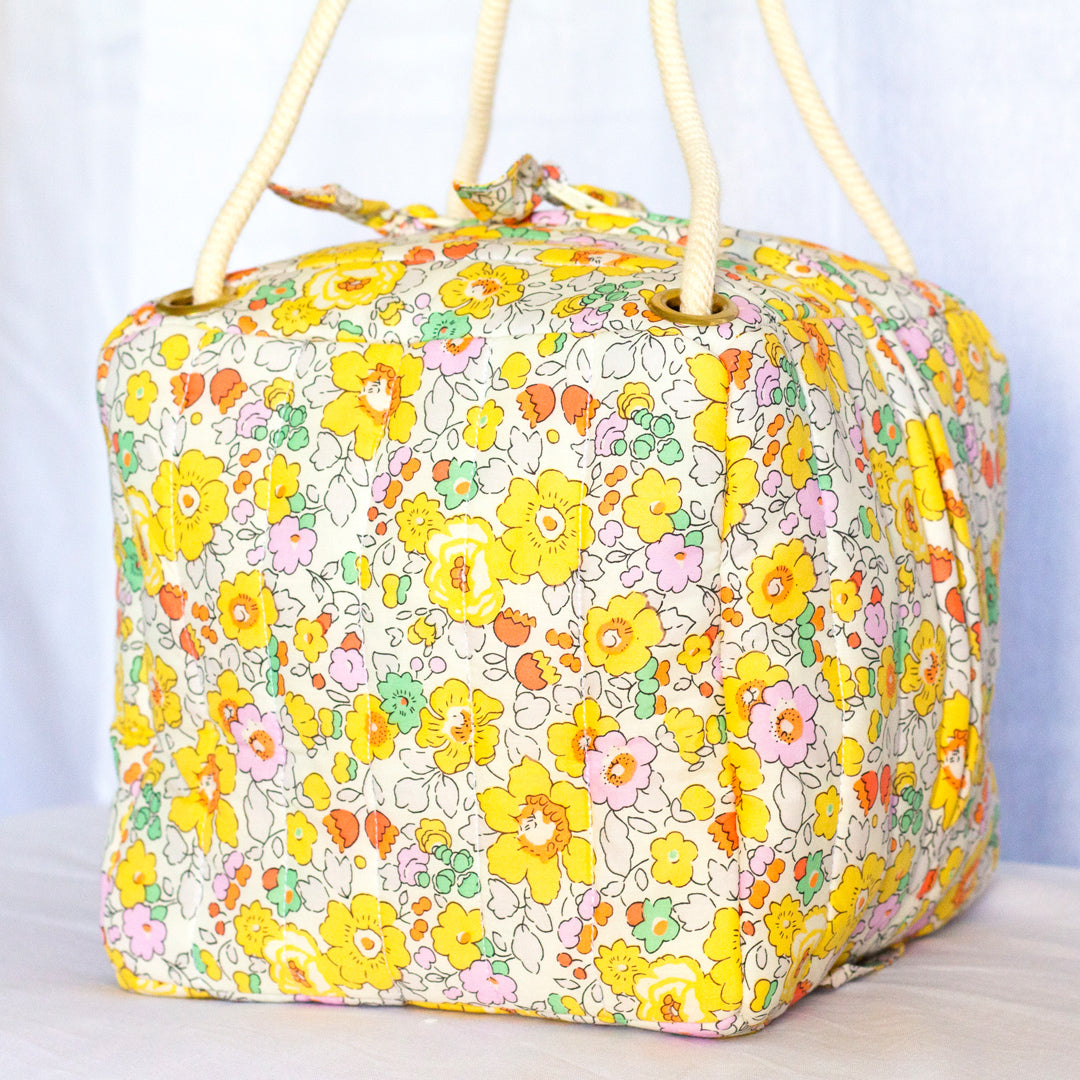 Cube Bag in Liberty of London Betsy Floral