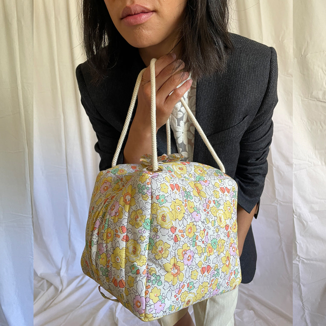 Cube Bag in Liberty of London Betsy Floral