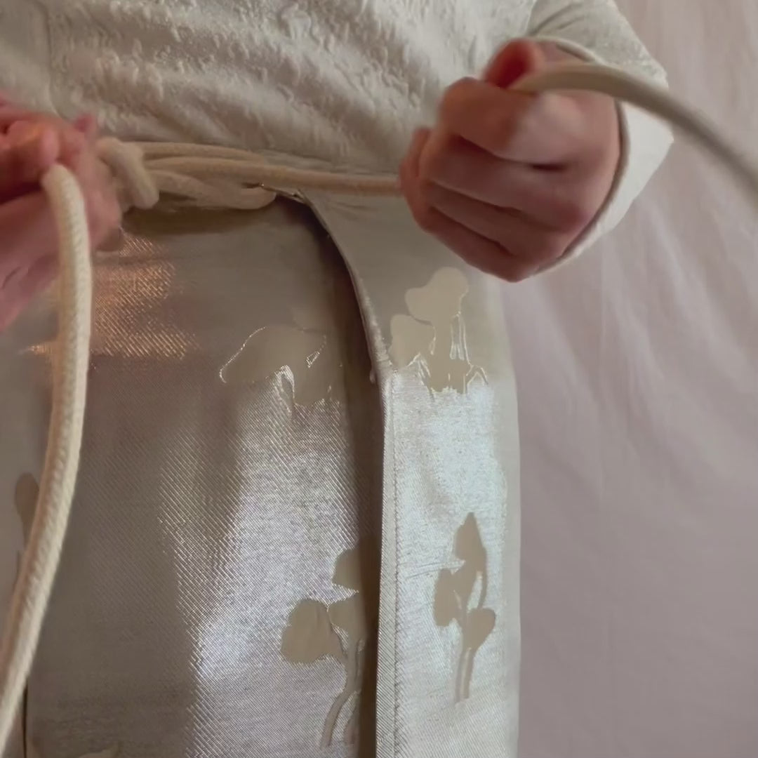 Silk wrap skirt video